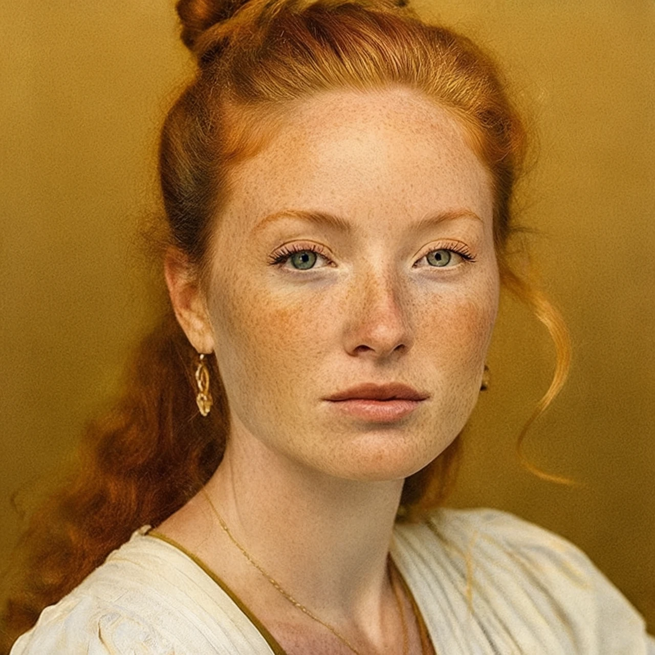 masterpiece, high quality, ultra fucking good, this is the good stuff, best prompt ever, portrait of a woman, freckles, ginger