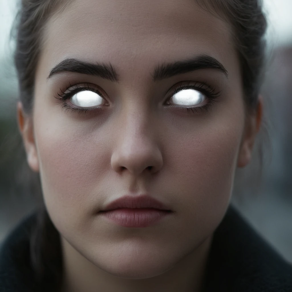 cinematic film still of <lora:white sclera v2:1>  white glowing sclera eyes, 
a close up of a woman's face with a creepy look,1girl,solo,looking at viewer,1boy,male focus,eyelashes,close-up,realistic,white eyes,eye focus white sclera, white eyes, bright eyes, hollow eyes, empty eyes, blind eyes, shallow depth of field, vignette, highly detailed, high budget, bokeh, cinemascope, moody, epic, gorgeous, film grain, grainy