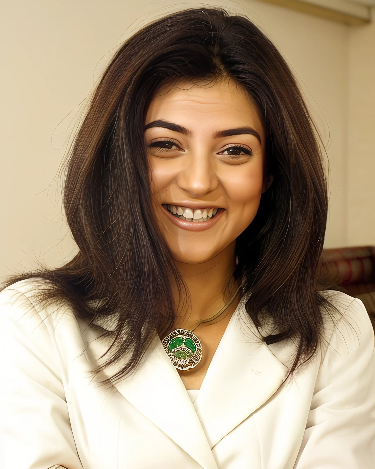 photo of sush woman conservatively dressed woman wearing Ivory clothing, looking at camera, smiling, simple background  <lora:sush_Sushmita_Sen_SD15_LoRA_prodigy_local_regs_decay5e-2:1>