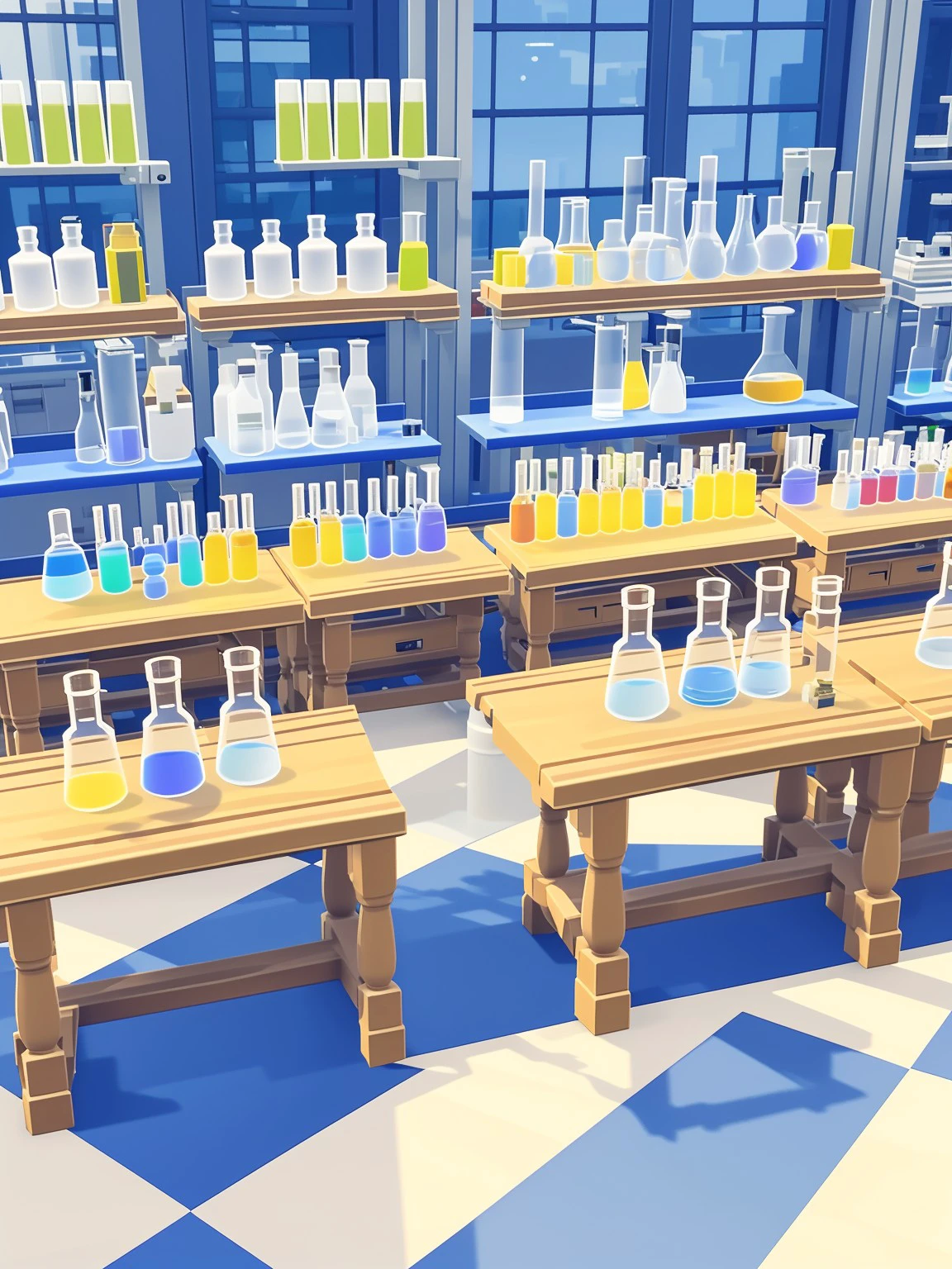 masterpiece, high quality, laboratory, benches, flasks, microscopes , <lora:J_game_background:0.9> j_game_background