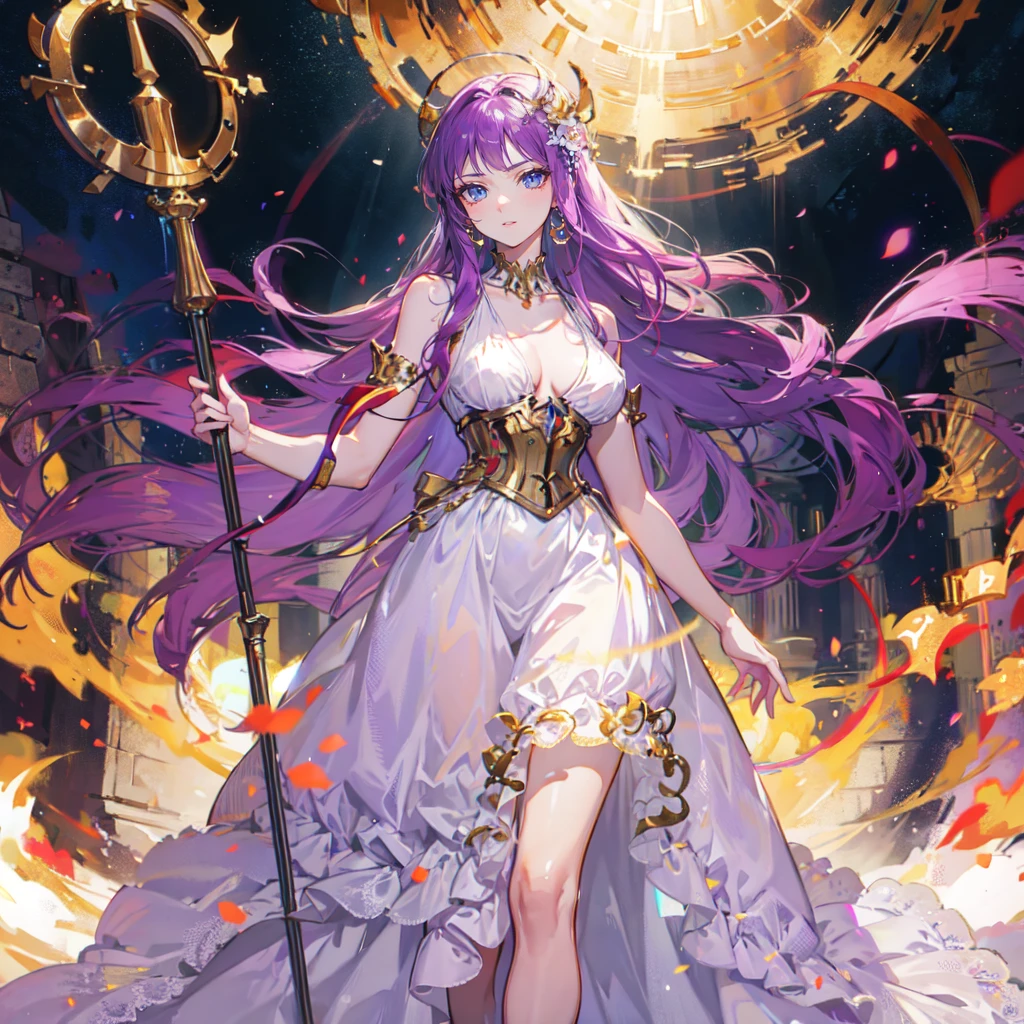 <lora:è§è²LoRAï¼shazhi:1>,1girl,full body,curvy,blue eyes,fair_skin,oval face,perfect face,edgDreamy_dress,plunging neckline,breasts apart,purple hair,staff,holding,athena glory,greek mythology,greco-roman architecture,
(masterpiece:1,2),best quality,masterpiece,highres,original,extremely detailed wallpaper,perfect lighting,(extremely detailed CG:1.2),