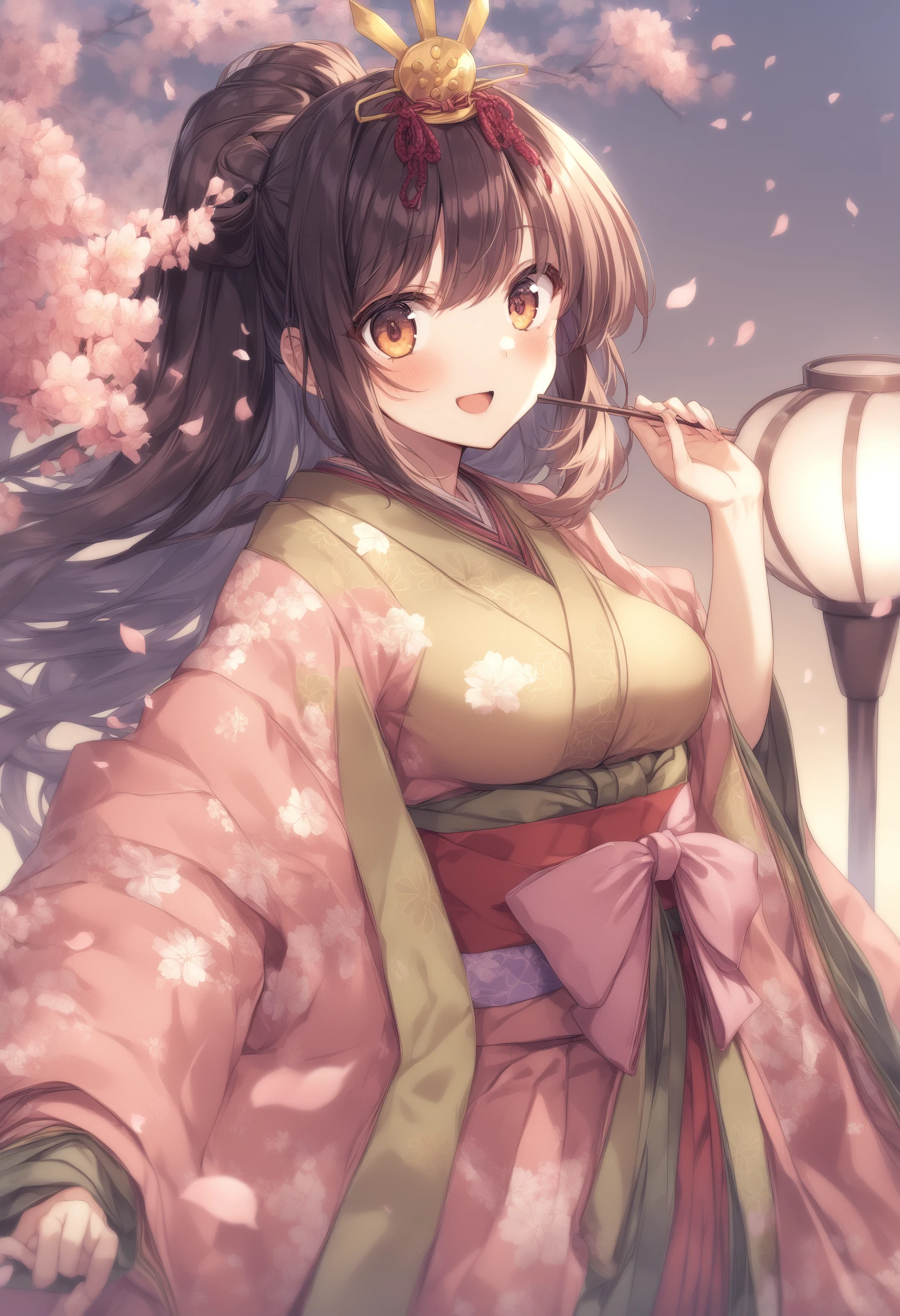 1girl, <lora:sdxl-flat:-1>,medium breasts,
<lora:ohinasamaXLv1:0.9>,ohinasama,japanese clothes,
from side, wide shot, looking ahead, fingersmile, open mouth,
best quality,medium quality,