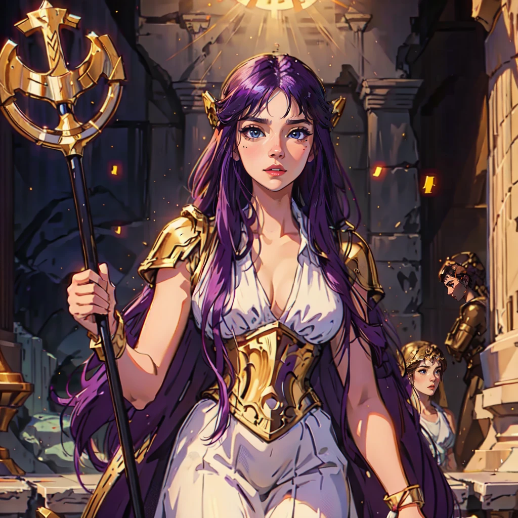 <lora:è§è²LoRAï¼shazhi:1>,1girl,full body,curvy,blue eyes,fair_skin,oval face,perfect face,wearing oversized_coat,purple hair,staff,holding,athena glory,greek mythology,greco-roman architecture,
(masterpiece:1,2),best quality,masterpiece,highres,original,extremely detailed wallpaper,perfect lighting,(extremely detailed CG:1.2),
