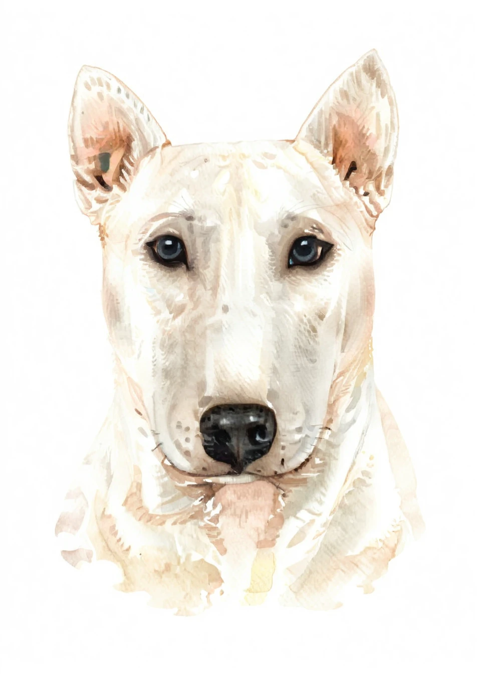 <lora:水彩:1>,no humans,dog,white background,animal,looking at viewer,simple background,black eyes,watercolor_(medium),, masterpiece, best quality,
