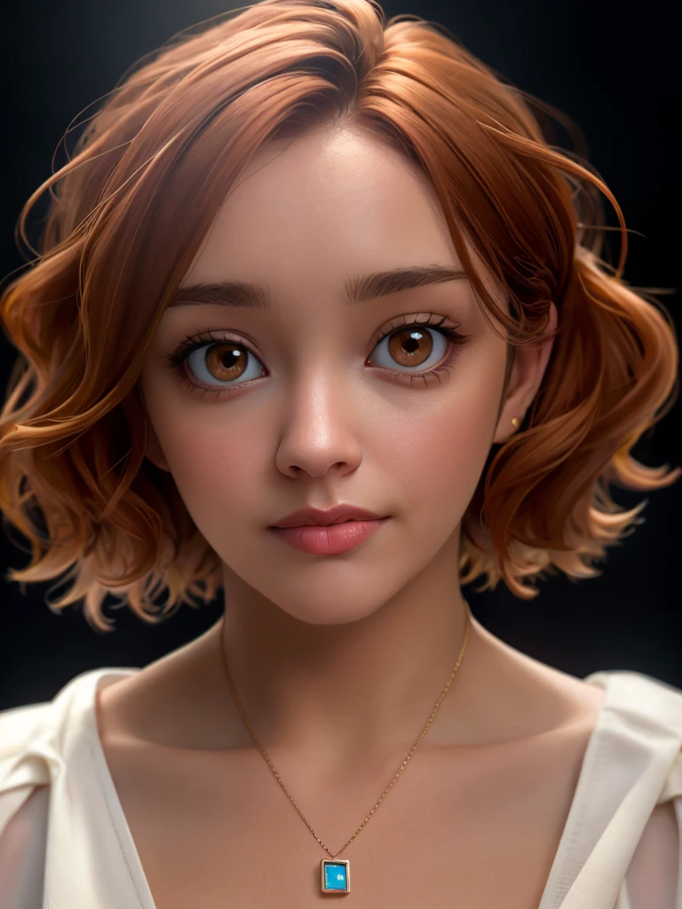 (Realistic:1.4), high quality, 8K Ultra HD, highly detailed, clean line art, detailed background, mix of bold dark lines and loose lines, whole nude body, full length picture of cute magical woman, cute detailed face with short colored hair, the background is a detailed red bedroom in steampunk style, clean line digital illustration in anime style