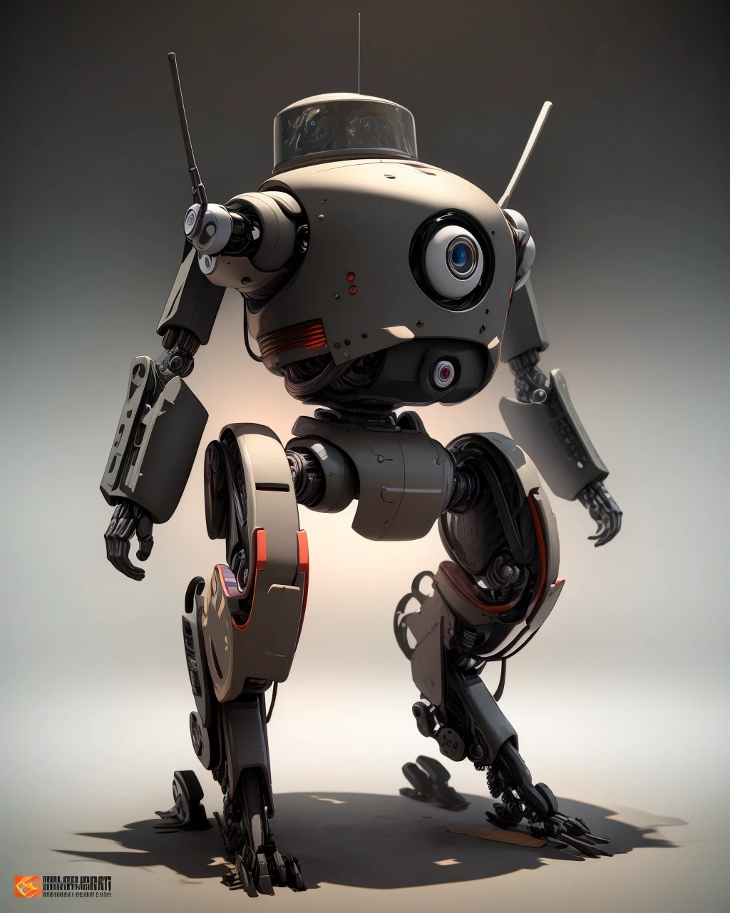 best quality,masterpiece,highly detailed,ultra-detailed, <lora:cartoonisationer:1.25> <lora:cartoonisationer-V4-8:1.25> <lora:battlerobot:1> battlerobot, science fiction, no humans, non-humanoid robot,