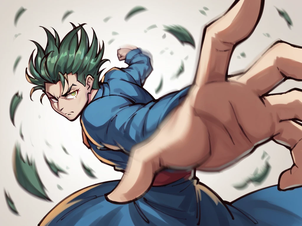 <lora:xl_XL_pepe_punch(pony)3:1>,pepe punch pose,motion blur,looking at viewer,from side, score_9, score_8_up,