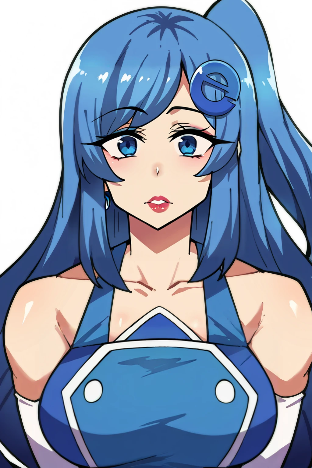 absurdres,high quality,score_9, score_8_up, score_7_up, score_6_up, score_5_up, score_4_up, BREAK source_anime,bottomless,1girl,rating_explicit
edgAUG, long hair, jewelry,  multicolored hair, earrings, makeup,  lipstick, big eyes,
<lora:edgAUGPony:0.75>
edgSexplorer,hair ornament,white elbow gloves breasts, looking at viewer, bare shoulders, collarbone, upper body, side ponytail, 
 <lora:edgSexplorerPony:1>