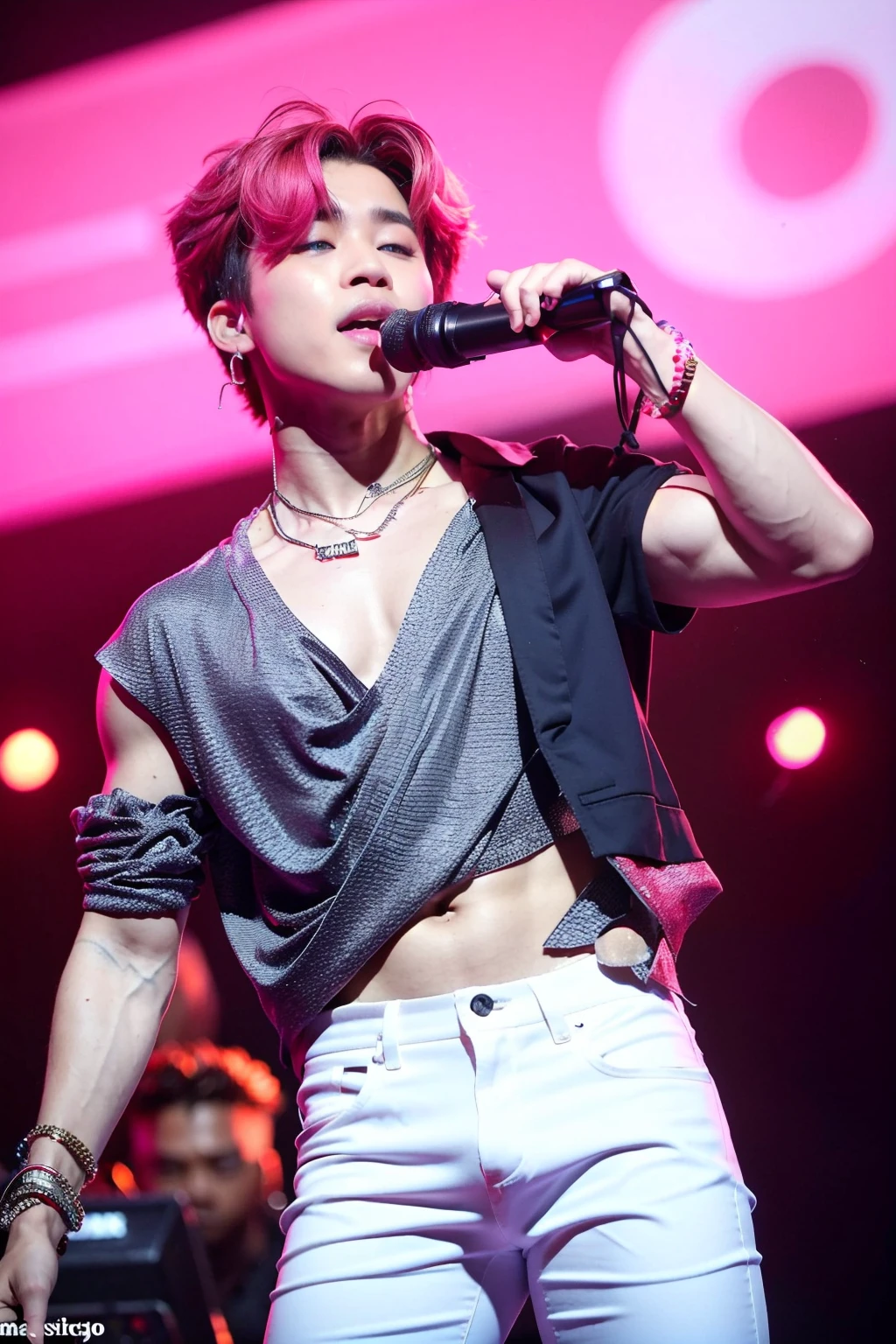 Boy all wet and see through shirt and black jeans and white shirt
