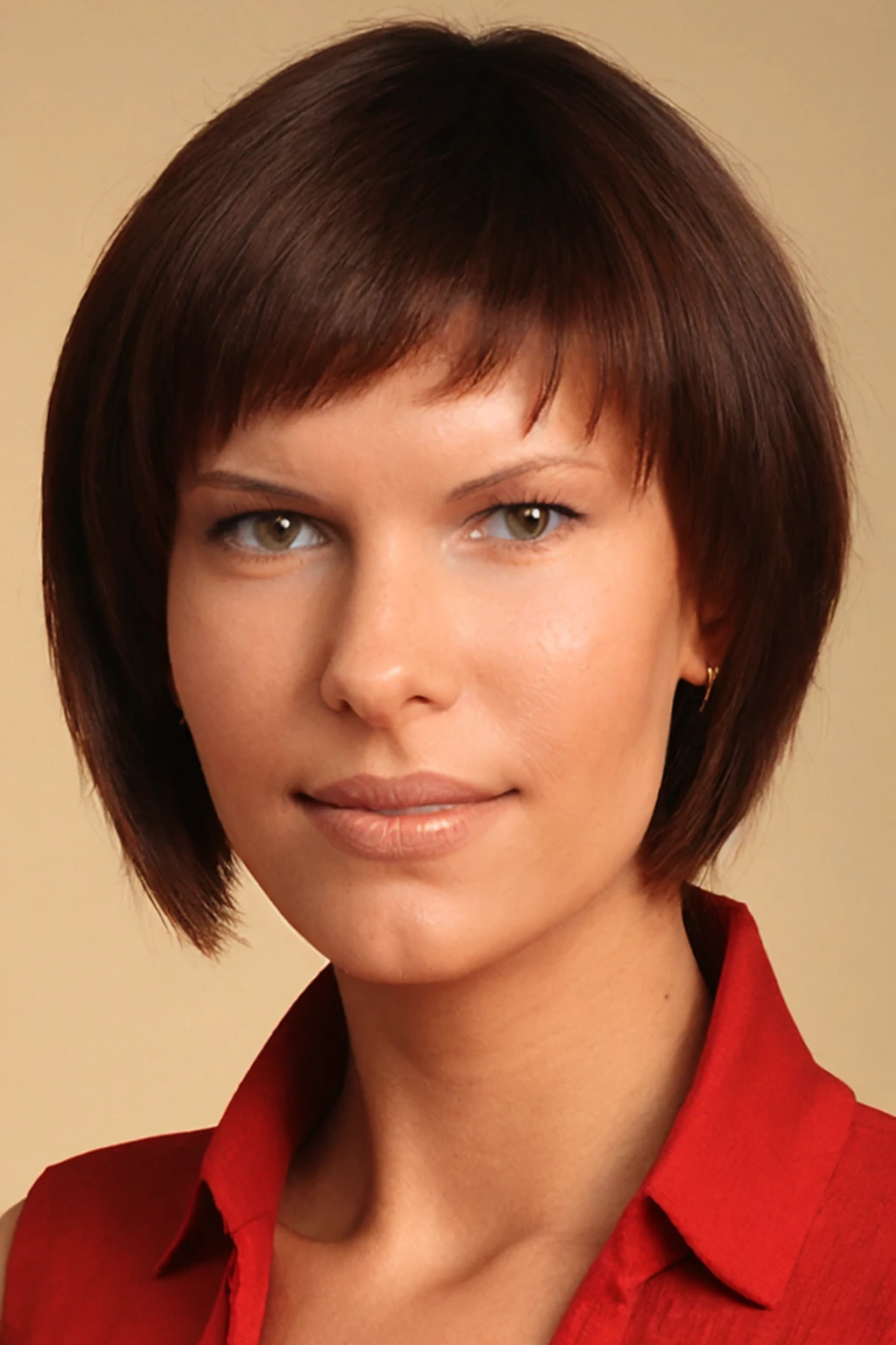 closeup portrait of SuzannaAye, wearing a red blouse <lora:LoHA_SuzannaAye_limitlessvision_v30_SD1.5_240224:1>