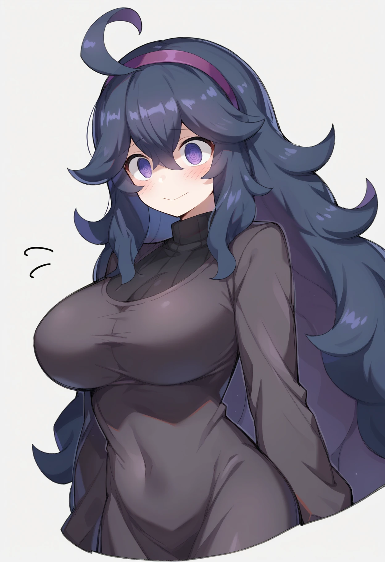 score_9, score_8_up, score_7_up,
BREAK
source_anime,
BREAK
hex maniac \(pokemon\), pokemon, 1girl, purple eyes, purple hairband,
shy, blush, long hair, ahoge, @_@, large breasts, long dress, black dress, long sleeves,
<lora:Serin199-v2-PDXL:1>