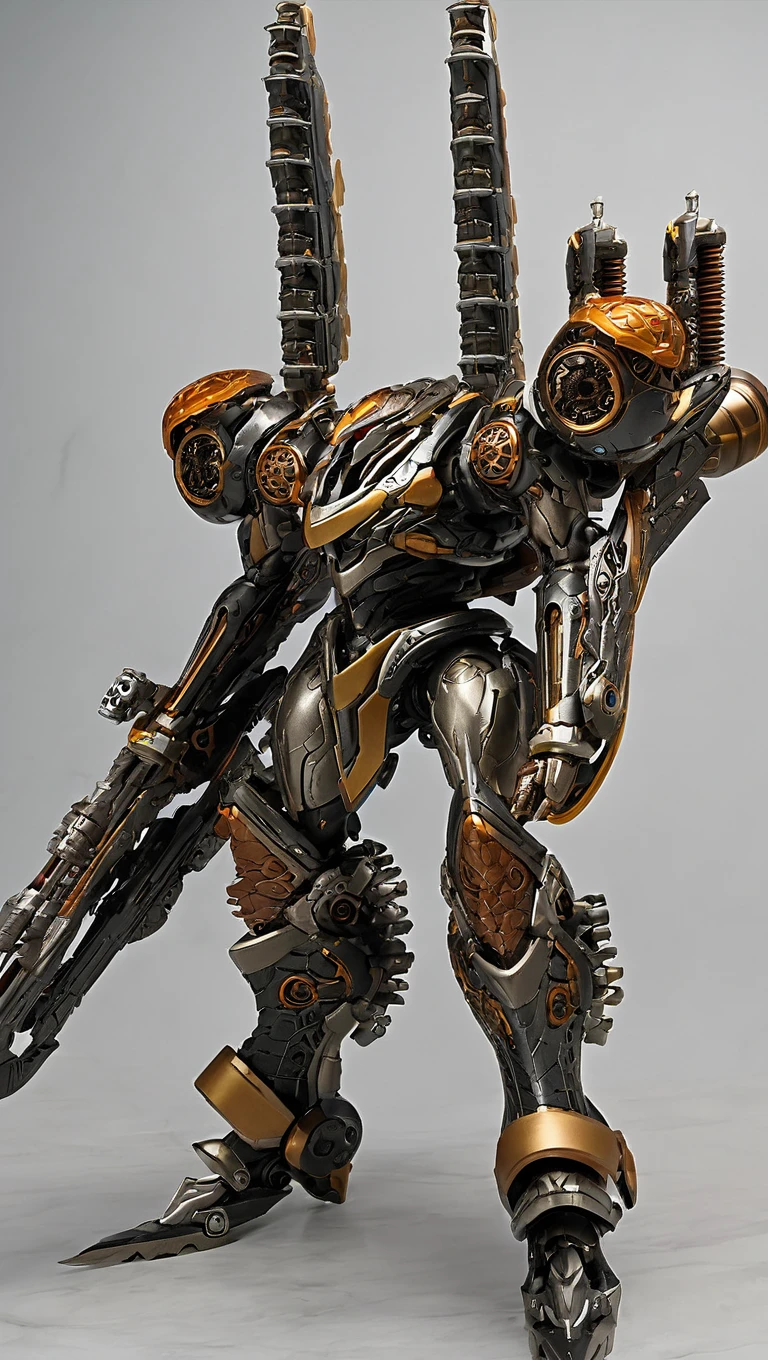 cinematic film still of professional 3d model of (BRS:1.2),warframe, (biomechanical:1.5), mecha, robot,(science fiction:1),(very biggest size mecha:1.6),glowing eyes,(full body:1.2),mechanical parts,robot joints,(holding huge weapons:1.5),best quality,masterpiece,highly detailed,ultra-detailed,(huge mechanical weapon:1.3),(detailed weapon:1.2),(huge mechanical gun:1.2),<lora:srdxl_v2_5a1:0.8>,, octane render, highly detailed, volumetric, dramatic lighting, shallow depth of field, vignette, highly detailed, high budget, bokeh, cinemascope, moody, epic, gorgeous, film grain, grainy