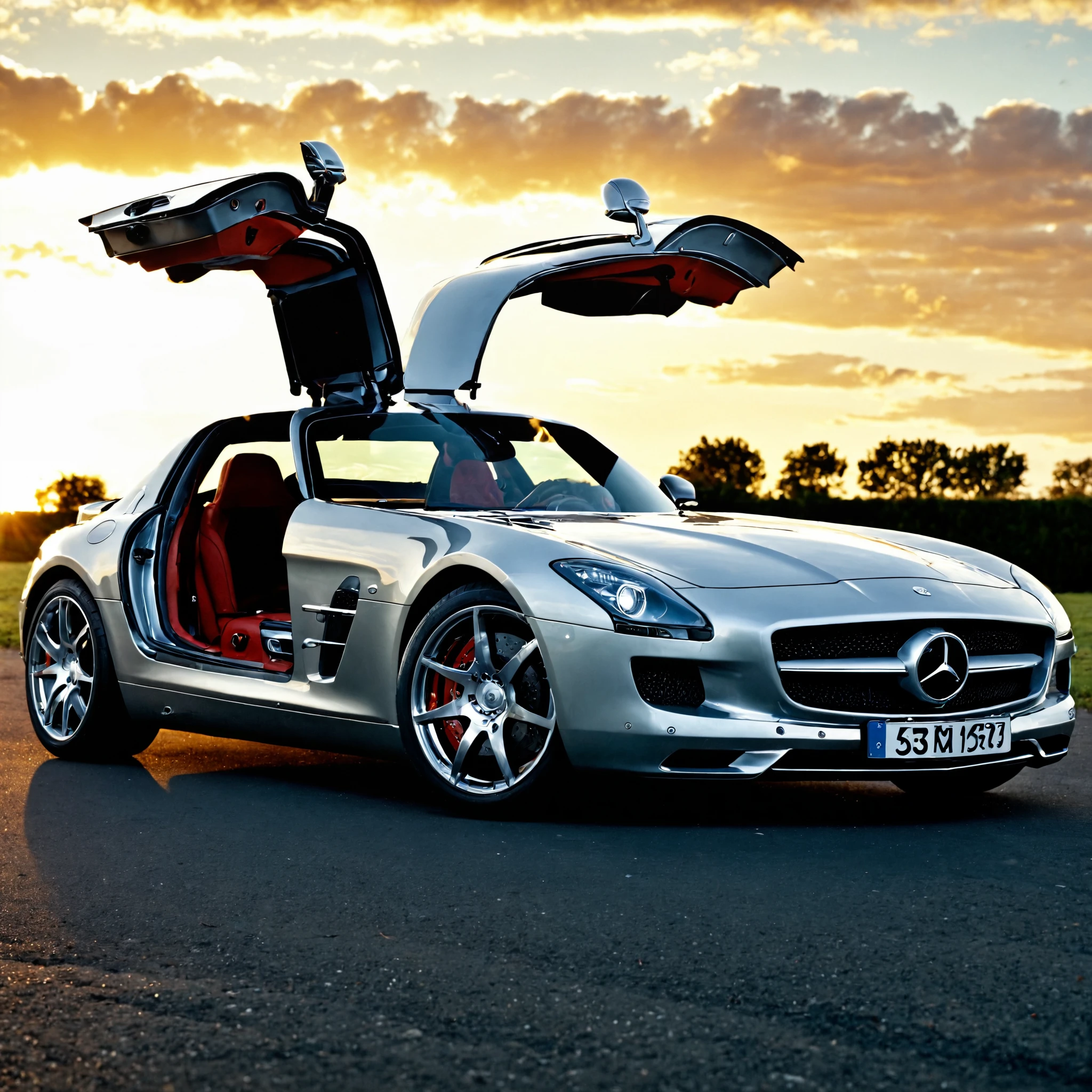 Mercedes SLS AMG, real photo, detailed, elegant, intricate, full color, highly, sharp focus, illuminated, dramatic beautiful, breathtaking, symmetry, perfect, futuristic, artistic,, innocent, peaceful, unique, pure, light, attractive, creative, rational, loving, pretty, fine, polished, extremely aesthetic, focused, vibrant, complex, amazing