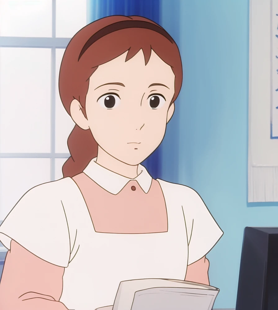 , masterpiece, best quality, ultra high res, detailed, anime ,
<lora:Beth:0.75> beth ,girl ,apron ,upper body ,