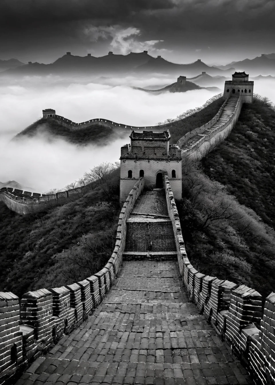 <lora:é¿å:1>,The Great Wall,greyscale,monochrome,no humans,scenery,outdoors,cloud,building,sky,tree,traditional media,ground vehicle,motor vehicle,mountain,signature,nature,road,landscape,house,cloudy sky,grass,ruins,, masterpiece, best quality,