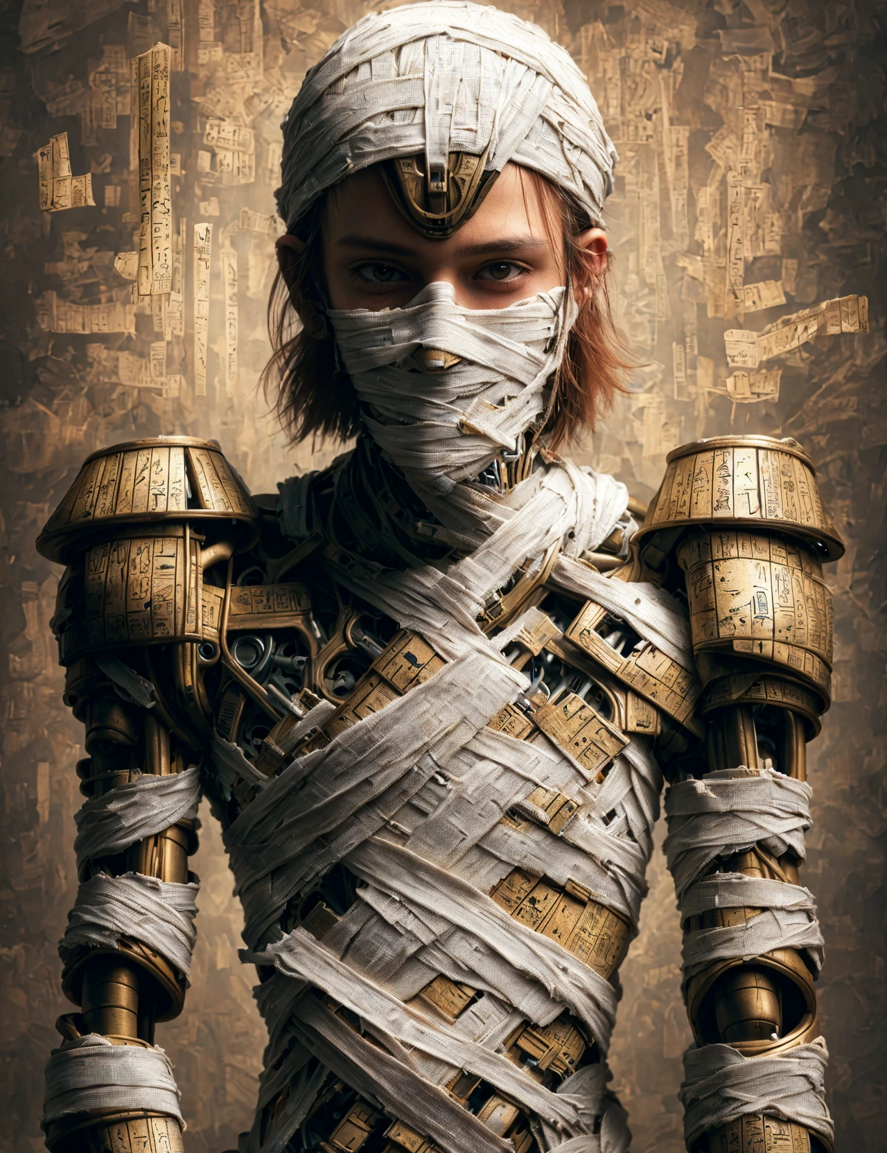 DonM - Mummy Style or wrapped clothing [SD1.5,SDXL] SD1.5