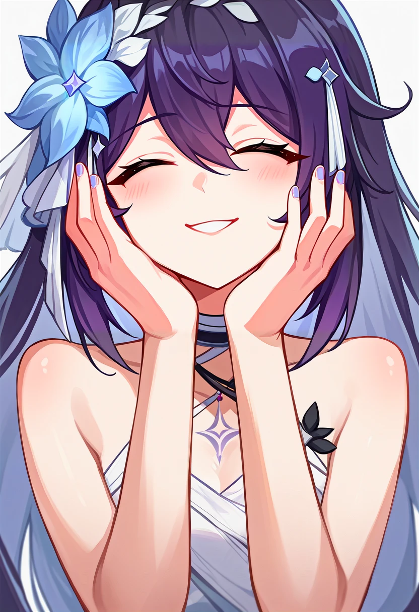 score_9, score_8_up, source_anime, <lora:wrenchseelehorbxl:1.0>,horb,barefoot, colored toenails, smile, eyes closed, hands on own cheeks,