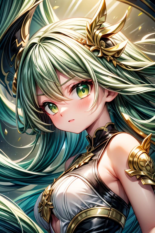 1girly,full - body,(Goldeneye),(redeyes),(Colored feathers),(Moe girl:1.1),Nice detailed eyes,Colored hair,Very long hair,tiny breast,(looks at the viewer),stylish,cwoman,full of energy,outfits,Q version,front facing,Colorful,Dynamic,backgrounds,Elemental,Be confident,expressively,Hold,statement,fittings,Majestic,coil,around,Touch the,Scenes,attention-grabbing,stylish,bigger,Smart,modern day,stylish, focal point, stylish,,white background,The Masterpiece,the best qualityt,(the best qualityt), ((Masterpiece)), (high - resolution), Original Painting, Extremely detailed 8k wallpaper, (anextremely delicate and beautiful),((Detailed face)), beautifuldetailedeyes, Hair flutters in the wind, disheveledhair, lens flares,