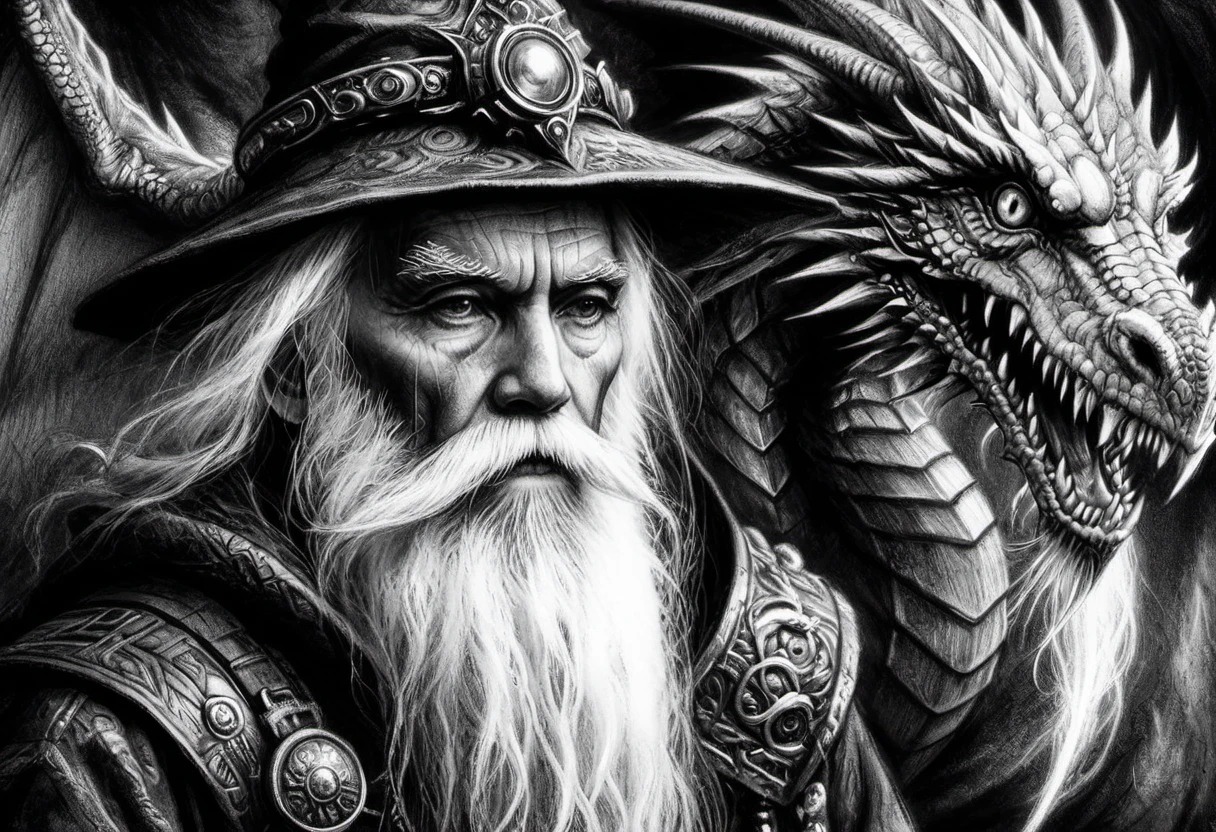Charcoal Drawing Style based on Dalle 3 v2.0