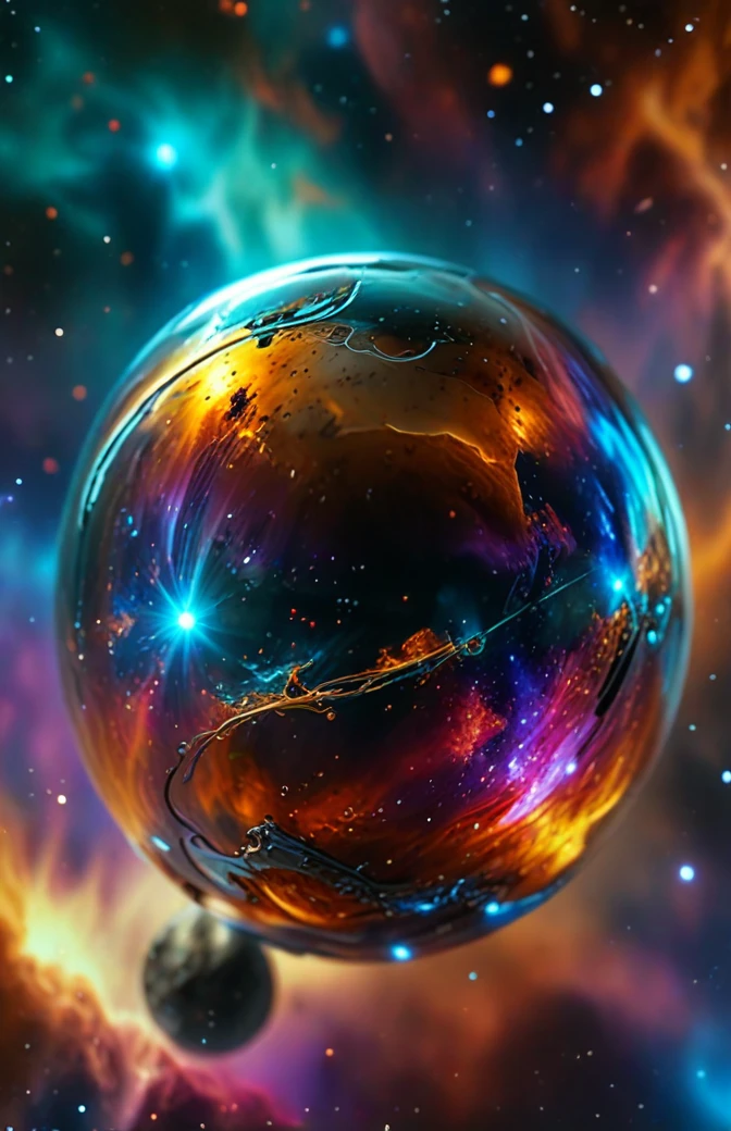<lora:MJ52:0.4> <lora:sd_xl_dpo_lora_v1:0.9>, (masterpiece), (best quality), (ultra detailed), rippling metal sphere in space, nebula in the background, intricate, elaborate detail, (vivid) colors, high saturation <lora:sdxl_lightning_2step_lora:.1> <lora:sdxl_lightning_4step_lora:.4> <lora:RMSDXL_Enhance:1>