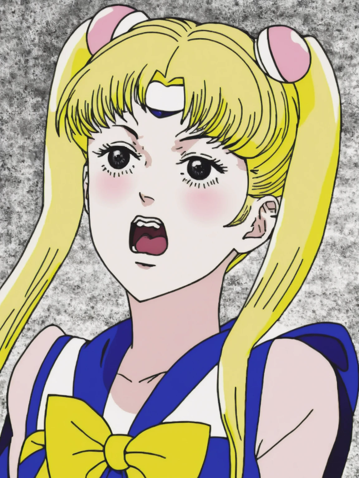 (High quality, Ultra detailed, best quality, insanely detailed, beautiful, masterpiece:1.5),(Nsfw:1.5,Official Art:1.5,usagi/Bunny Tsukino/Sailor Moon - Sailor Moon:1.5),(faceのリアリズム:1.2,Obscene and intense nose hook:1.5),(((jap, 65-year-old)), old_Actress:1.5),(Mature woman with a wicked and obscene expression:1.5),(Alice:1.5),Tentacle shit man with four breasts behind his back tentacle girl, Feces Slime, Shit Goddess, Feces Royal Sister,Tentacles eating feces parasites, Feces Slime, nausea, faceを赤らめて恥ずかしがる, Big Breasts, Tentacle pregnant feces, Tall Tentacle Giant, Giant tentacle woman standing near a skyscraper in the city, Huge tentacle giant, feces tentacle monster woman, Manure eggplant, Transparent pink feces latex combat suit, Great pressure, Terrifying beauty,Erect nipples visible even through clothing,faceフォーカス:1.2,View from the front,View your audience,((超超巨大Big Breasts)),((Super super super big cleavage)),Source Milk,(close up face:1.2),(Nose hook:1.2),超Swollen lips, Super thick lips, キスface,, Glowing Skin,masterpiece, Highest quality, naughty 笑face,(vapor:1.2), (Happy:1.4),(Ahegao:1.6),(Roll your eyes,1.6),(Blowing feces from the mouth:1.2),(Attractive mature woman,超強い超巨大な巨大な下品なface:1.2),(Ahegao:1.8),(Roll your eyes:1.6),(巨大な非常に怒ったface:1.6),(卑劣なfaceつきをする:1.8),(卑劣なfaceつきをする:1.8),masterpiece, Highest quality,超邪悪な笑face, blush, I breathe,Glowing Skin,Highest quality, 8k, 32K, masterpiece, 詳しいface, Lips Detail, Fine grain, double eyelid,Pink thick lips,Swollen lips,(Widening pig nostrils),(Super super super enlarged nostrils:1.5),Iris,View from above,(Cyborg Mecha Tentacles Feces Monster Suit:1.5),(face focus,close up face),(Accurate number of big noses,Accurate large nostrils,I can see the back of his nostrils:1.5),(Look up,Fisheye,Looking from above,Looking down on someone,Saucy),Big erect nipples visible even through clothes,(Looking up at the sky:1.5,faceを上げる:1.5,seeing viewing:1.5),close up face,face focus,Vacuum fellatio,1boy,Gigantic Big TentaclesPenis,Nose Hook,(Brainwashed Eyes), faceフォーカス,Feces and urine vacuum blowjob,White skin,False eyelashes,Heavy makeup,close,((アヘface)),Roll your eyes,Get angry,cry,(Her mouth extends all the way to the base of his penis:1.2,hold to the root,:1.2,(Purple tentacle hair wave:1.5,Tentacle bangs:1.5,(Looking up at the sky),View your viewers,(usagi:1.5)4K，Genuine，Genuineistic，Near future，Browsing Caution，conversion，Porn，Adult，Renamon and the giant battle mecha，Daily necessities，The pilot is inside a giant combat mech.，Pilot Details(Full body concept art，Renamon is the pilot，height: 160cm，The pilot is in front of a giant combat mech..，The pilot is wearing a Renamon-type tight skin suit.，face:Renamon type full face helmet，Tentacle Cockpitに跨がる，Attached to tentacles，Fucking a pussy with tentacles，Renamon&#39;The tight skin suit is sticky and shiny with mucus..，It has a fluffy fox tail.，Evil Depravity，genocide)，Details of the giant combat mecha(Full body concept art，humanoid，Looks like a fusion of Renamon and a dragon，Symbiote，Evil Depravity，height 40 meters，Has a fluffy tail.，Fox Ears，Stand behind the pilot)，Tentacle Cockpit，Inside the cockpit(The cockpit is covered in tentacles，There is a pilot，Sitting in a tentacle-shaped cockpit,