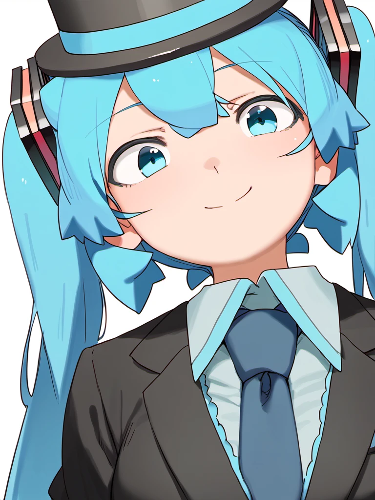 score_9, source_anime,
broken smile, suit, tie, shirt, top hat,
1girl, solo, hatsune miku,
aqua hair, aqua eyes,
staring,
looking at viewer,
<lora:abmayo_)ponyDiffusionV6XL_v6StartWithThisOne 8x16 AdamW8bit__cosine__1708740582_dim4_sv_fro_dp0.8:1>