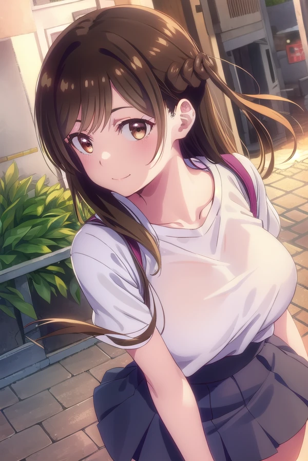 mizuharachizuru, chizuru ichinose, long hair, bangs, brown hair, (brown eyes:1.5), one side up, smile,
BREAK skirt, shirt, short sleeves, puffy sleeves, puffy short sleeves, white skirt, pink shirt,
BREAK outdoors, city, cityscape, crowd, people,
BREAK looking at viewer, (cowboy shot:1.5),
BREAK (masterpiece:1.2), best quality, high resolution, unity 8k wallpaper, (illustration:0.8), (beautiful detailed eyes:1.6), extremely detailed face, perfect lighting, extremely detailed CG, (perfect hands, perfect anatomy),best quality, extremely detailed, (illustration:1.2), high-resolution, 8k cg wallpaper, stunning art, (perfect lifted own skirt by self:1.3), line up show thighs completely, bare all navel, shiny eyes, very lovingly face, shy, (blush:1.2), , face to face, in the classroom, cowboy shot, front view, straight view, (all girls perfect show own pink panties completely:1.3)