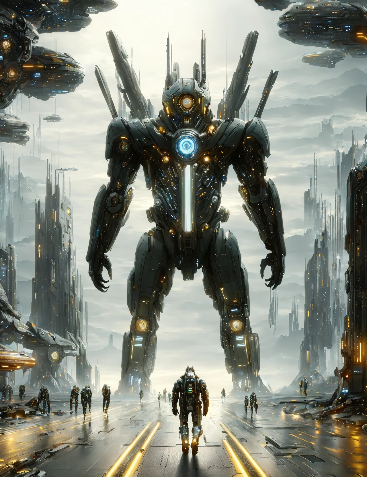 masterpiece, awesome quality, hyper detailed, DonMX3n0T3ch, futuristic, scifi, tech, bulky reverie   <lora:DonMX3n0T3ch:0.8>