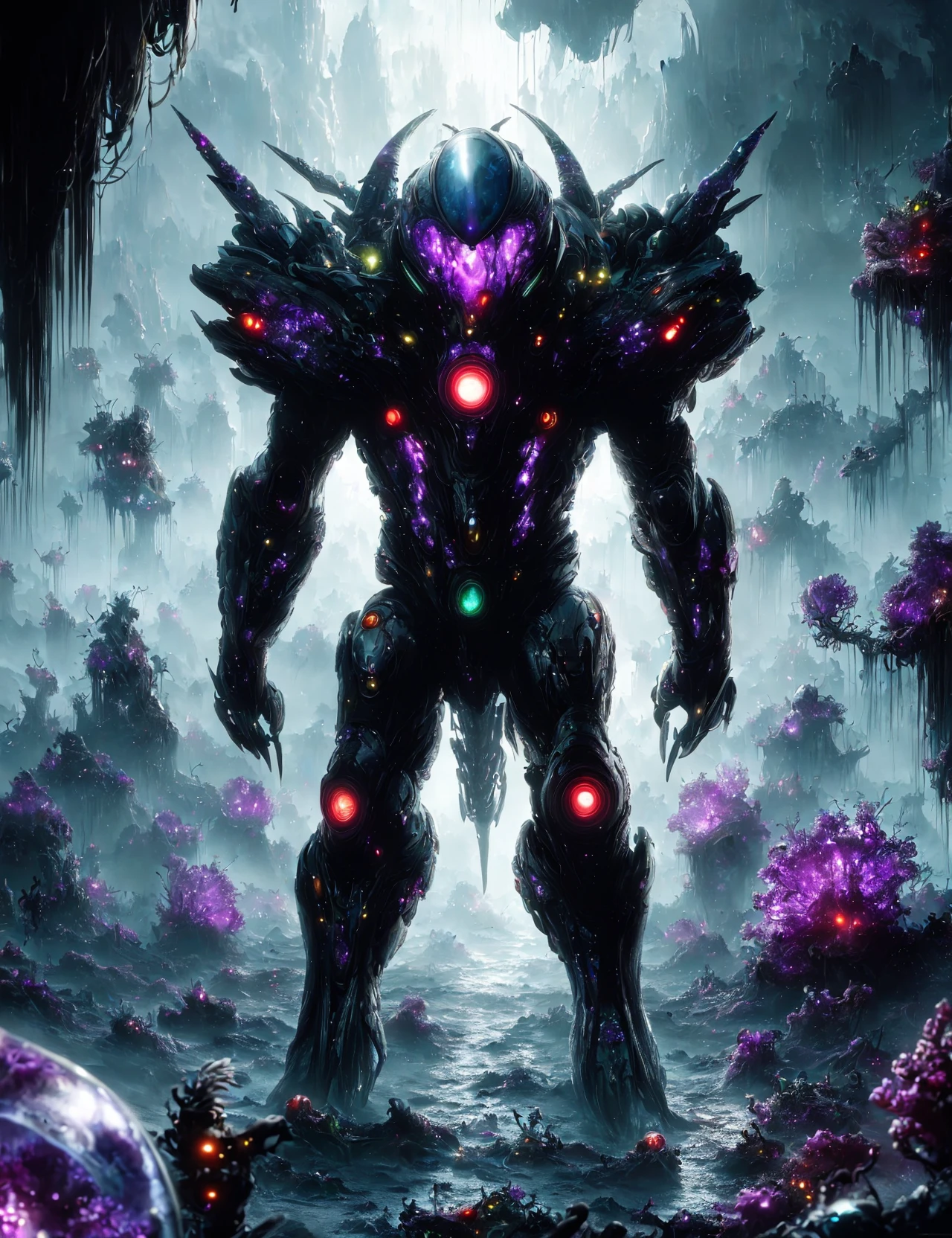 masterpiece, awesome quality, hyper detailed, DonMX3n0 organic, futuristic, scifi, black nautical arcane kunzite <lora:DonMX3n0:0.8>
