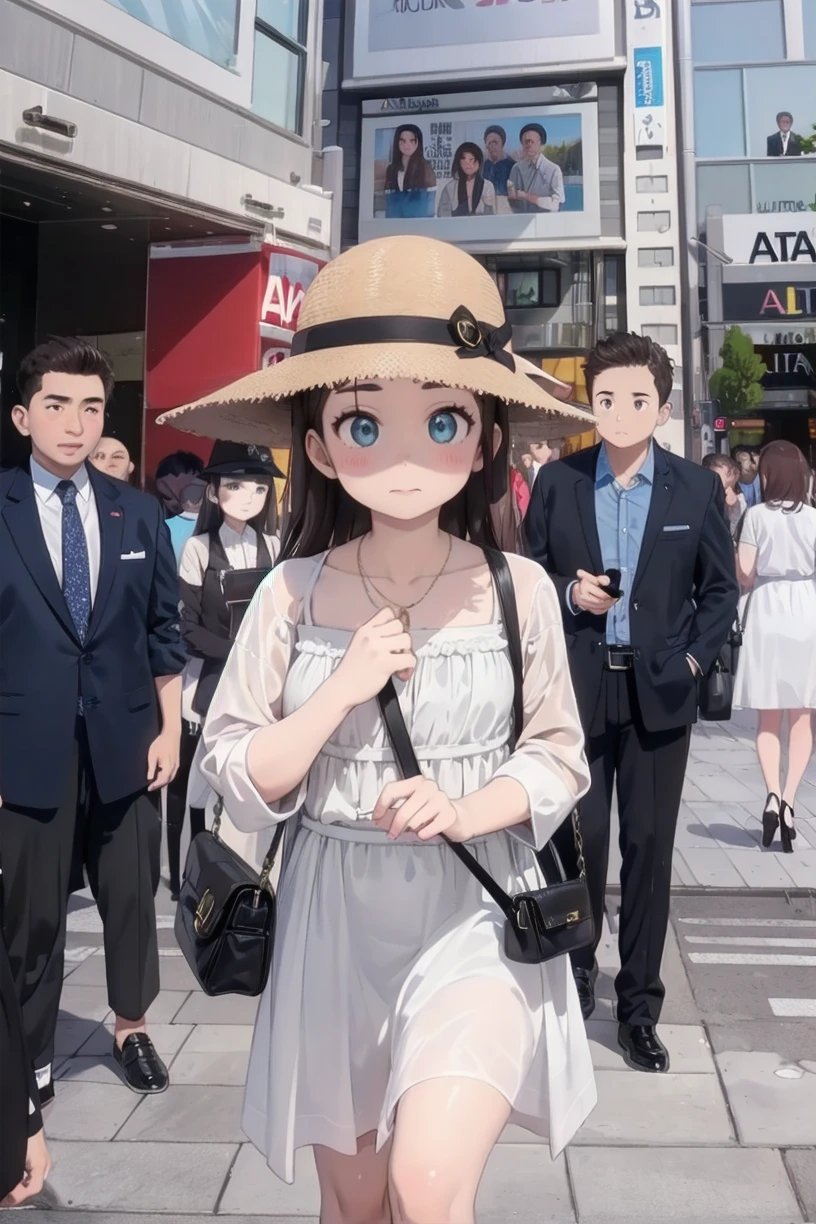 best quality,masterpiece,ultra high res,
shinjukuALTA, storefront, real world location, multiple girls, bag, handbag, scenery, street, 6+boys, city, road, outdoors, hat, vanishing point, photo background, multiple boys, 6+girls, crowd, skirt, realistic, dress, close-up
 <lora:shinjukuALTA_SD15_V1:1>