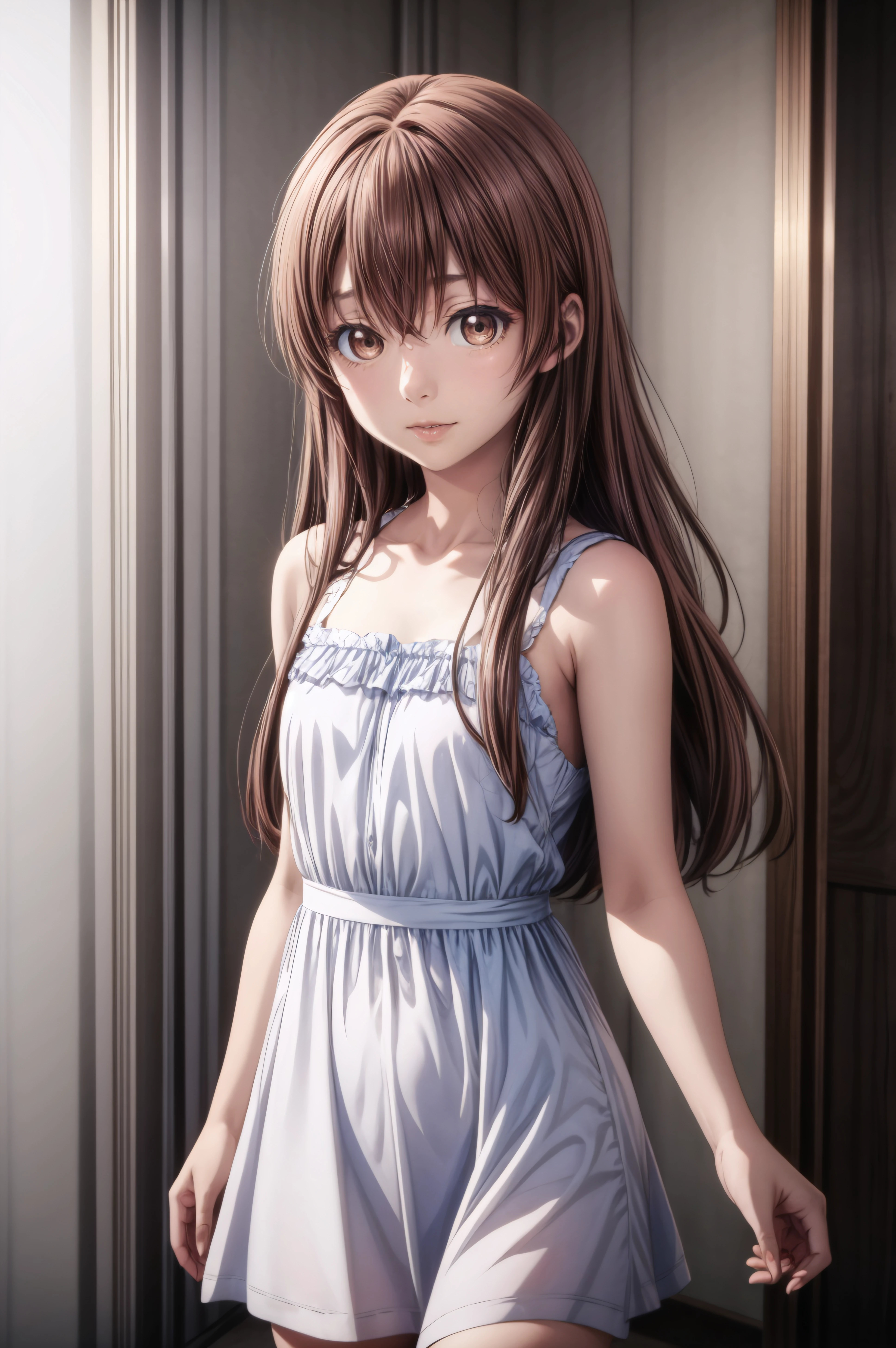 (masterpiece, best quality), <lora:shouko nishimiya v2-lora-Faxtron:0.8> shouko nishimiya, brown eyes, light brown hair, long hair, <lora:shortdressv1a:0.8> short dress, dress,
<lora:add_detail:0.8>,