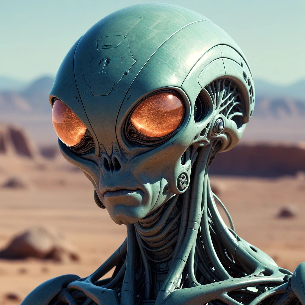 Dominance, Immutable Extraterrestrial biodiversity, sci-fi style, Telephoto-zoom view, highest quality