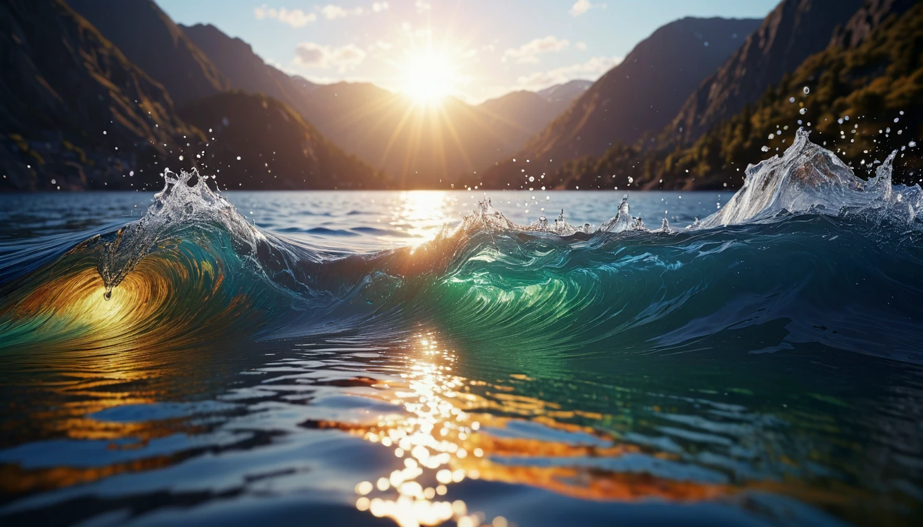 a multi-coloured coalescence in a special light and brightly cloudy spirit, undulating and hyper-detailed and realistic ripples of hyper-detailed and defined energy, 16k, unreal engine, sharp