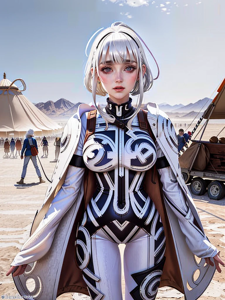 <lora:snowwhite_nikke_v2:1>, nikkesw, in a snowy wonderland with futuristic buildings, scattered destroyed robot crabs, yellow eyes, white hair, long hair, headgear, mechanical boots, cloak, bare legs, single pauldron, single mechanical arm, holding a 60rnd Assault Rifle, ((holding a crate of potatoes)), neutral expression, windy, ((masterpiece)), (((best quality))), ((hd)), ((4k)), ((8k)), (((detailed))), highres, ((beautiful detail)), (((sharp focus))),  (((shot by 10mm))), trending on art station, official art, (((dynamic lighting))), (((dramatic lighting))), ((zoomed out)), ((wide angle)), square image, <lora:more_details:0.8>, walking, white underwear, low angle, ultra wide angle, show sky and ground , cooking potatoes