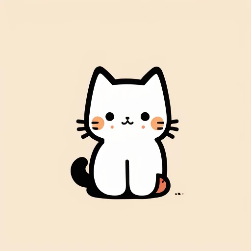 <lora:xtxm:1>xtxm, no humans, simple background, white background, animal focus, sitting, cat, blush stickers, dog, looking at viewer, solo, full body, animal