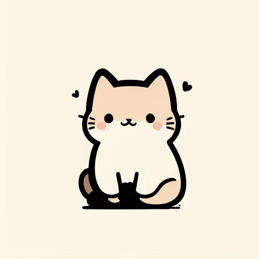 <lora:xtxm:1>xtxm, no humans, simple background, white background, animal focus, sitting, cat, blush stickers, dog, looking at viewer, solo, full body, animal