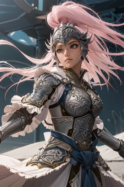 a beautiful girl with an elegant bow and detailed armor, seductive lips, looking very sexy, highly detailed, fantasy, intricate details, photorealistic, 8k, award winning digital art, cinematic lighting, dramatic colors, film grain, octane render, volumetric lighting, god rays, chiaroscuro, oil painting style, impasto, smooth blending, dynamic pose, graceful, powerful, confident, atmospheric, cinematic, dramatic, masterpiece