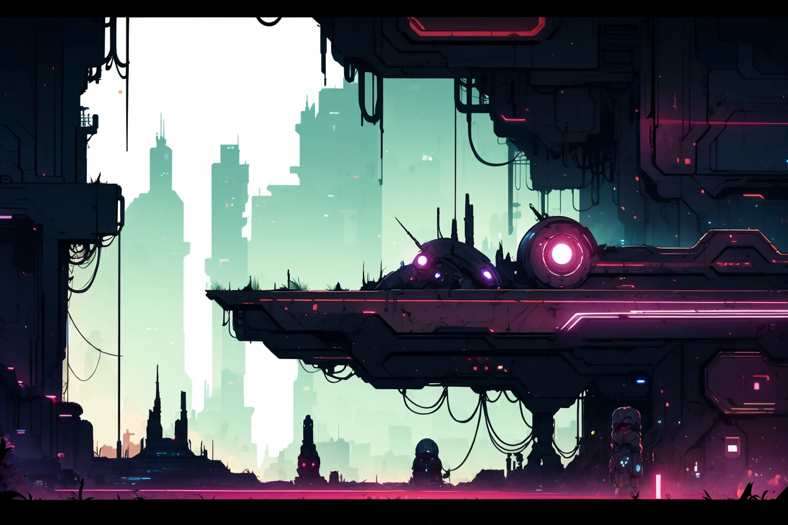 <lora:hbyxcj:1>hbyxcj, monitor, scenery, letterboxed, science fiction