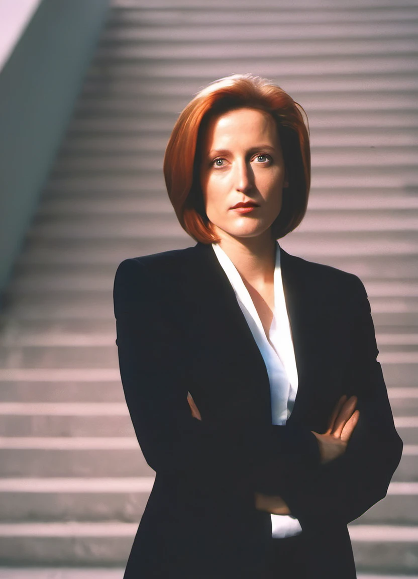 a vibrant photograph of agentscully woman, dark business suit, formal, shallow depth of field with a blurry background
<lora:DanaScullyXL_v2d-step00002100:0.8>