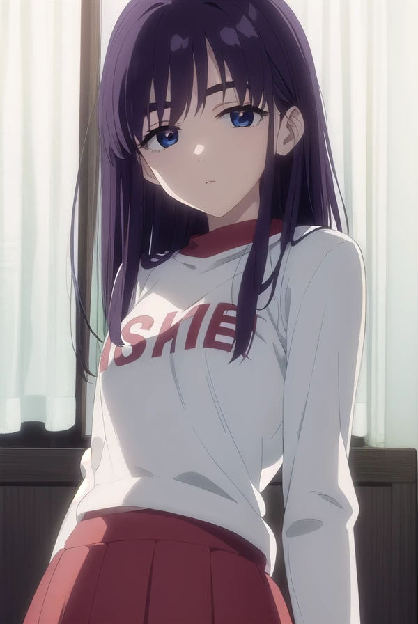 erininamori, <lora:eri ninamori ova1-lora-nochekaiser:1>,
eri ninamori, skirt, purple hair, (black eyes:1.3), long hair,
BREAK sweater, red sweater, long sleeves, skirt, black skirt,
BREAK indoors,
BREAK looking at viewer, (cowboy shot:1.5), dynamic pose,
BREAK <lyco:GoodHands-beta2:1>, (masterpiece:1.2), best quality, high resolution, unity 8k wallpaper, (illustration:0.8), (beautiful detailed eyes:1.6), extremely detailed face, perfect lighting, extremely detailed CG, (perfect hands, perfect anatomy),