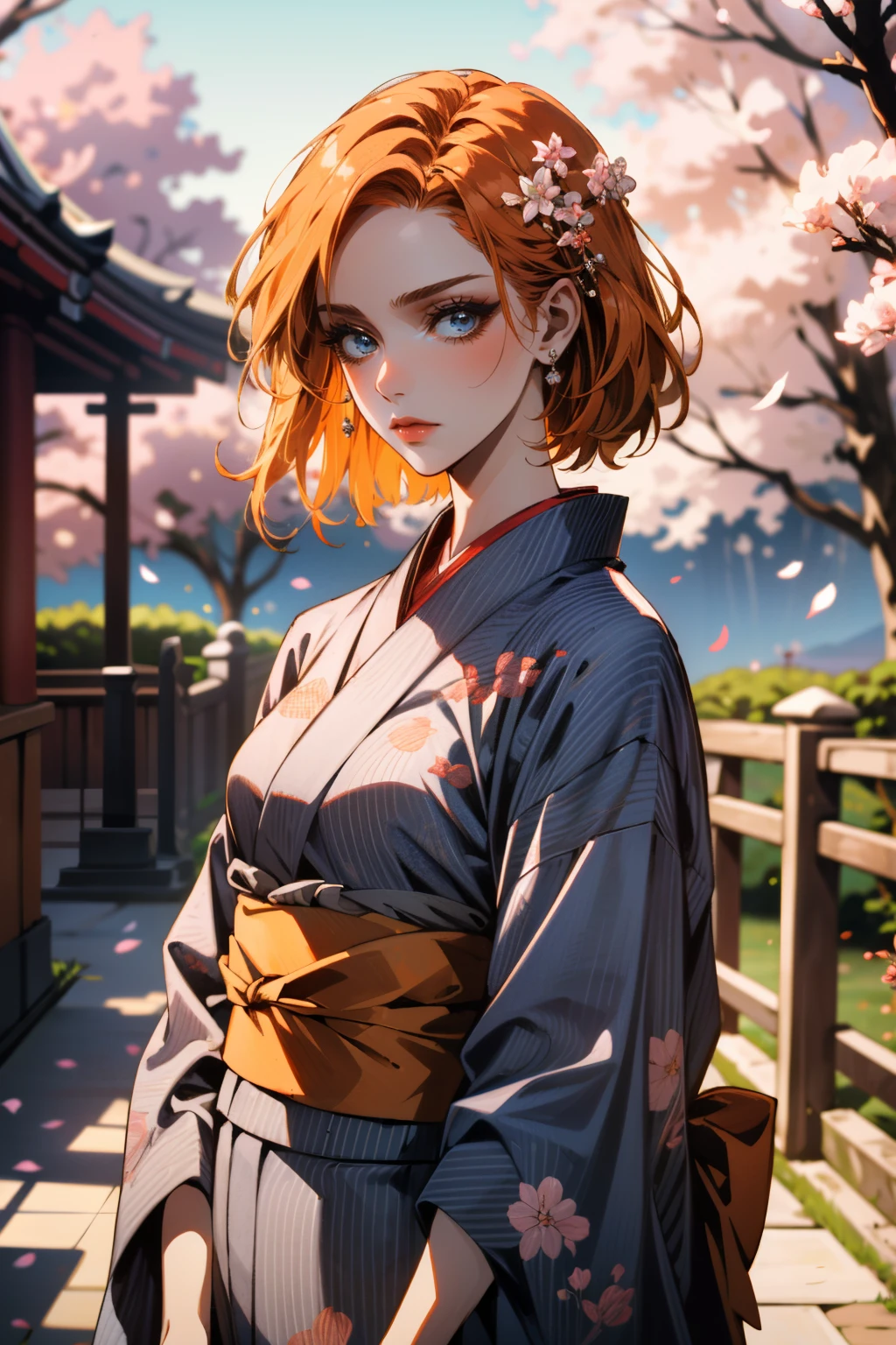 ((ultra detailed, masterpiece, absurdres))
 <lora:DALeliana:0.8>
DALeliana, medium hair, orange hair, blue eyes, yukata, japan, cherry blossoms, hair ornament