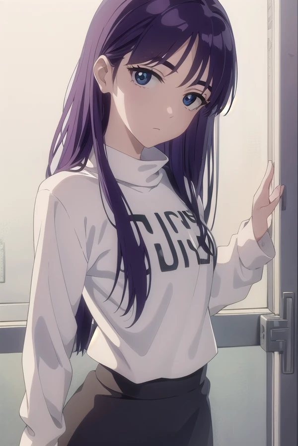 erininamori, <lora:eri ninamori ova1-lora-nochekaiser:1>,
eri ninamori, skirt, purple hair, (black eyes:1.3), long hair,
BREAK sweater, red sweater, long sleeves, skirt, black skirt,
BREAK indoors,
BREAK looking at viewer, (cowboy shot:1.5), dynamic pose,
BREAK <lyco:GoodHands-beta2:1>, (masterpiece:1.2), best quality, high resolution, unity 8k wallpaper, (illustration:0.8), (beautiful detailed eyes:1.6), extremely detailed face, perfect lighting, extremely detailed CG, (perfect hands, perfect anatomy),