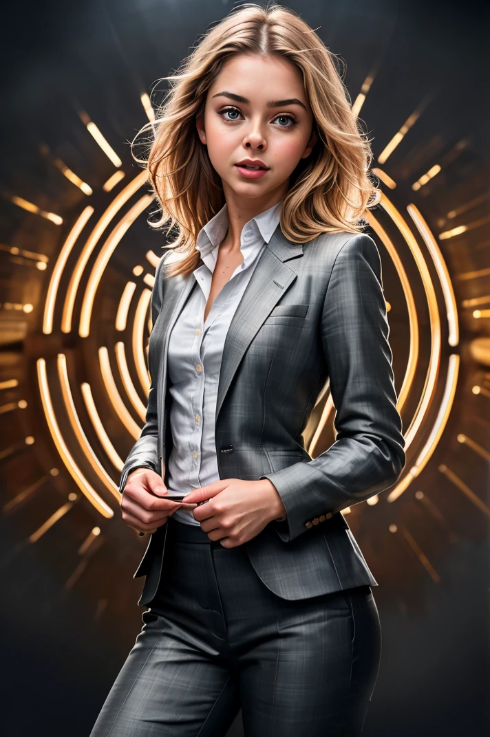 tv_Annie_Denham_MXAI_V1, angry expression, ((wearing a business suit)), by a Finnish lake (((relaxed))), "epic-Ultra-HD-details", "epic-Ultra-HD-highlights", PA7_Human-Likeness PA7_Portrait-FL