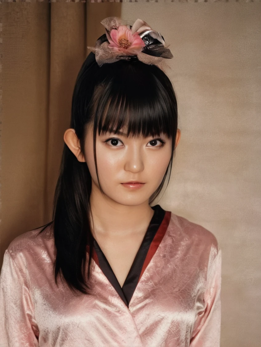 a beautiful picture of suzuka nakamoto XL, detailed skin texture,masterpiece, photorealistic, woman, 4k, backlighting, light, RAW color photo,(fully in frame:1.1), (blush:0.5), (goosebumps:0.5), <lora:suzuka nakamoto XL:.9>,wearing pajamas,