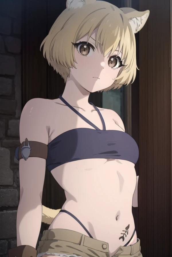 masterpiece,best quality,1girl,breasts,short hair,brown hair,light brown hair,purple eyes,hair over one eye,1girl,purple eyes, hair over one eye, bangs disheveled strand hair, tiles, ahegao, thighhighs, garter belt, frightened expression, begging for mercy, pleading for life,