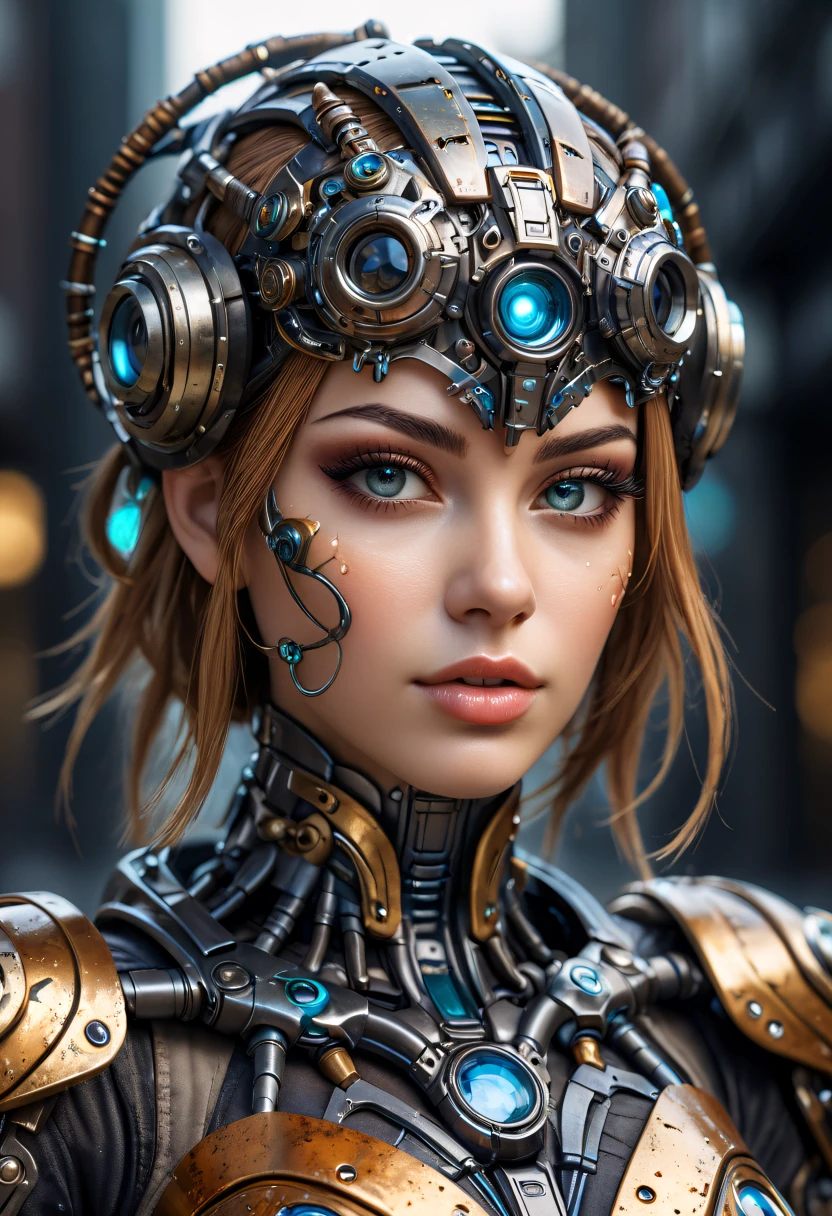 HDR photo of retro biopunk person, wide shot and from below, volumetric lighting . High dynamic range, vivid, rich details, clear shadows and highlights, realistic, intense, enhanced contrast, highly detailed,