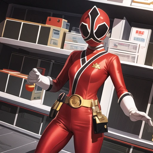 Red power ranger, power rangers samurai v1.0