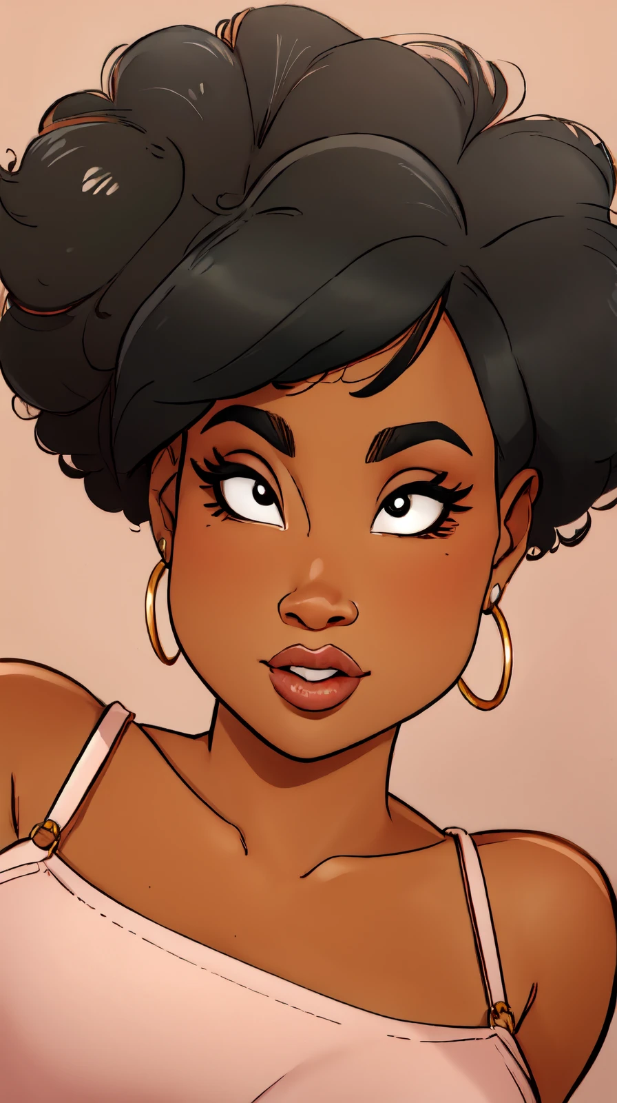 <lora:p3r3zstyle_v3:0.6> <lora:Sexy-Nigerian:1> dark skin, afro hair, black hair,