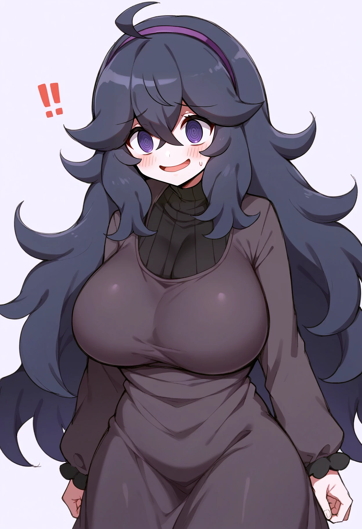score_9, score_8_up, score_7_up,
BREAK
source_anime,
BREAK
hex maniac \(pokemon\), pokemon, 1girl, purple eyes, purple hairband,
shy, blush, long hair, ahoge, @_@, large breasts, long dress, black dress, long sleeves,
<lora:Clarevoir-v1-PDXL:1>