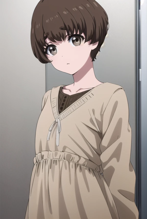 aikunogi, <lora:ai kunogi s1-lora-nochekaiser:1>,
ai kunogi, short hair, bangs, brown hair, (brown eyes:1.5),
BREAK long sleeves, dress,
BREAK indoors, office,
BREAK looking at viewer, (cowboy shot:1.5), dynamic pose,
BREAK <lyco:GoodHands-beta2:1>, (masterpiece:1.2), best quality, high resolution, unity 8k wallpaper, (illustration:0.8), (beautiful detailed eyes:1.6), extremely detailed face, perfect lighting, extremely detailed CG, (perfect hands, perfect anatomy),